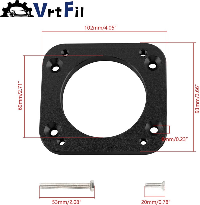 Vrtfil Intake Manifold M50 M54 Throttle Body Adapter Plate Kit Compatible with BMW M54B30 M50B25 - Image 2